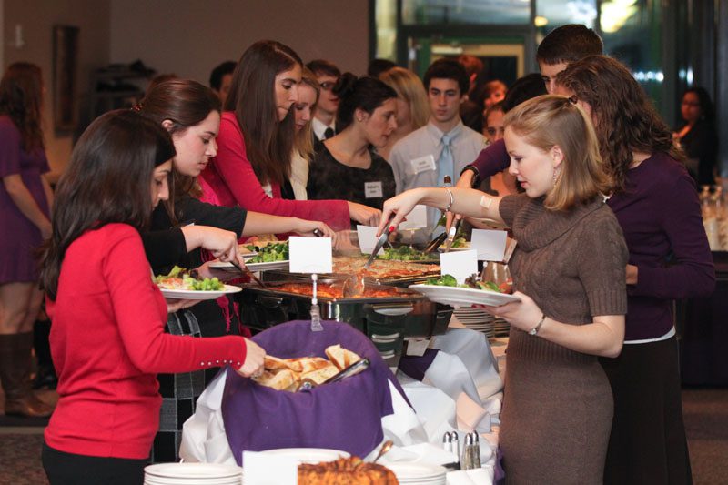 The students had the opportunity for a special dinner with Anton Gunn prior to his address