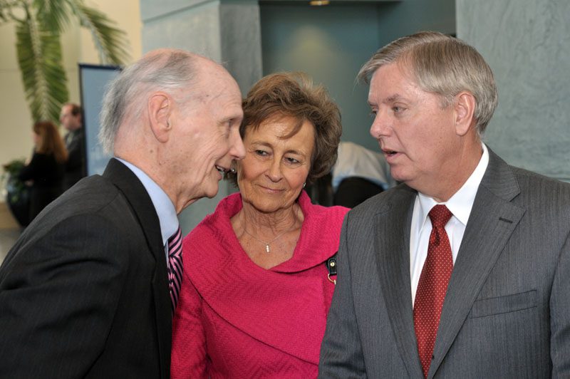 Secretary Riley, Betty Farr and Lindsey Graham