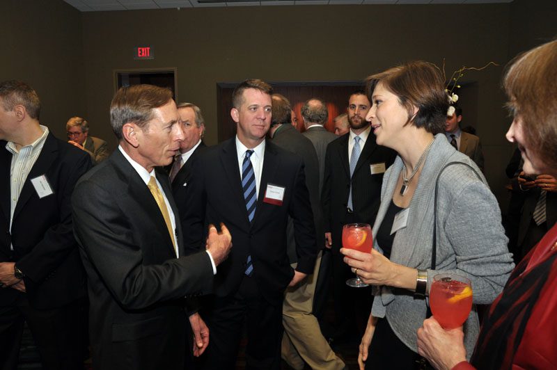 David Petraeus meeting Mrs. James Smith
