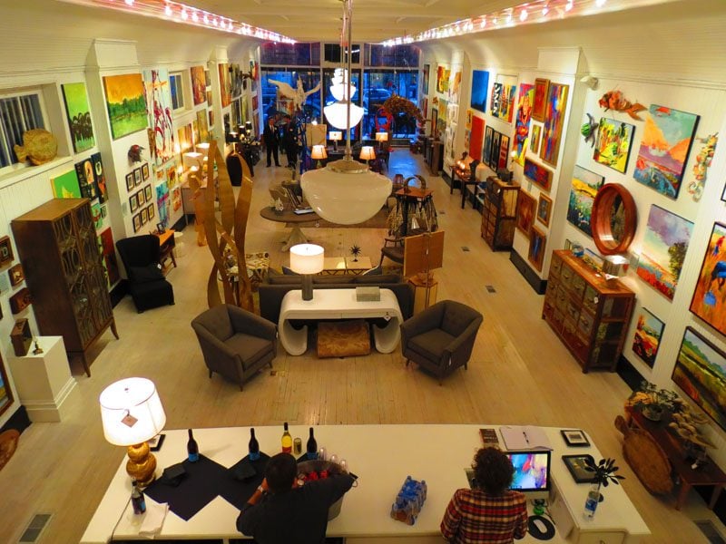 A reception took place at the Michael Mitchell Art Gallery immediately following the keynote address