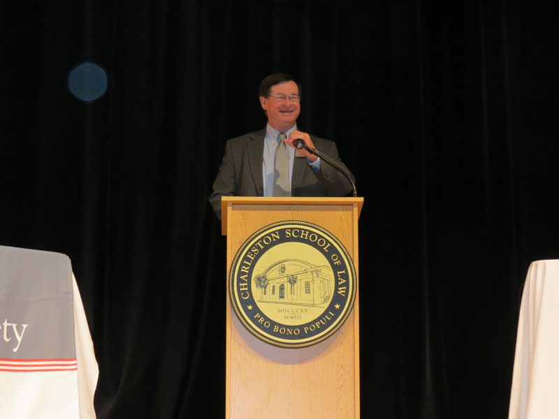 Don Gordon, Executive Director of the Riley Institute at Furman, welcoming everyone to the symposium on Friday morning