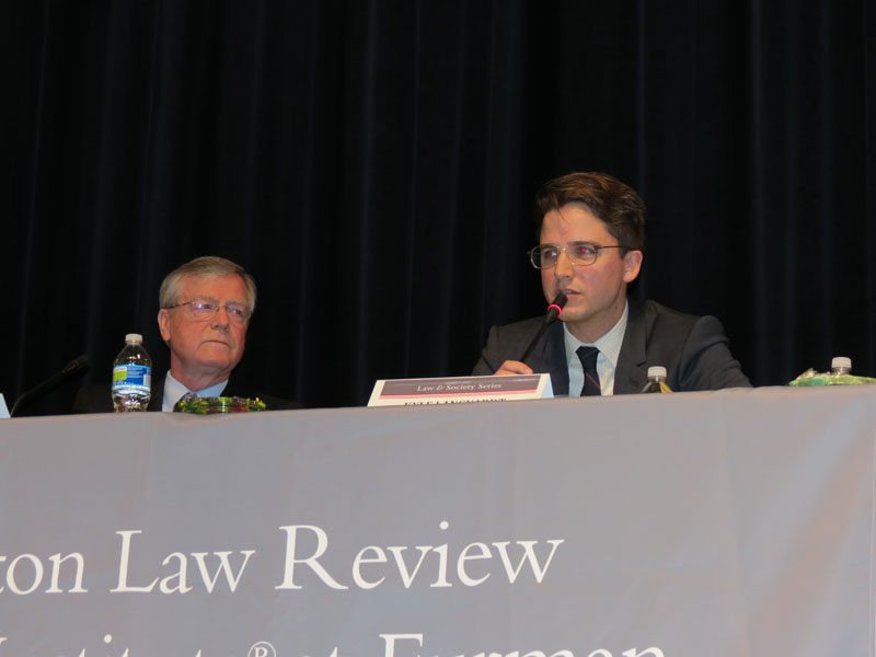 Kyle Langvardt, Lecturer in Business Law and Ethics, Indiana University Kelley School of Business, speaking