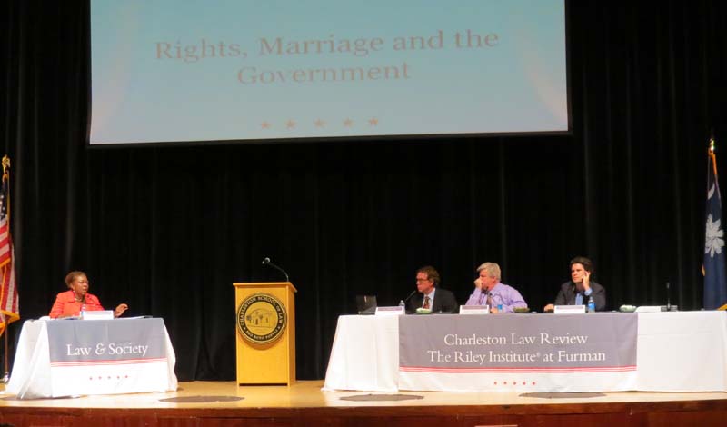 Panel Four: Rights, Marriage and the Government moderated by Debra Gammons, Distinguished Visiting Professor of Law, Charleston School of Law