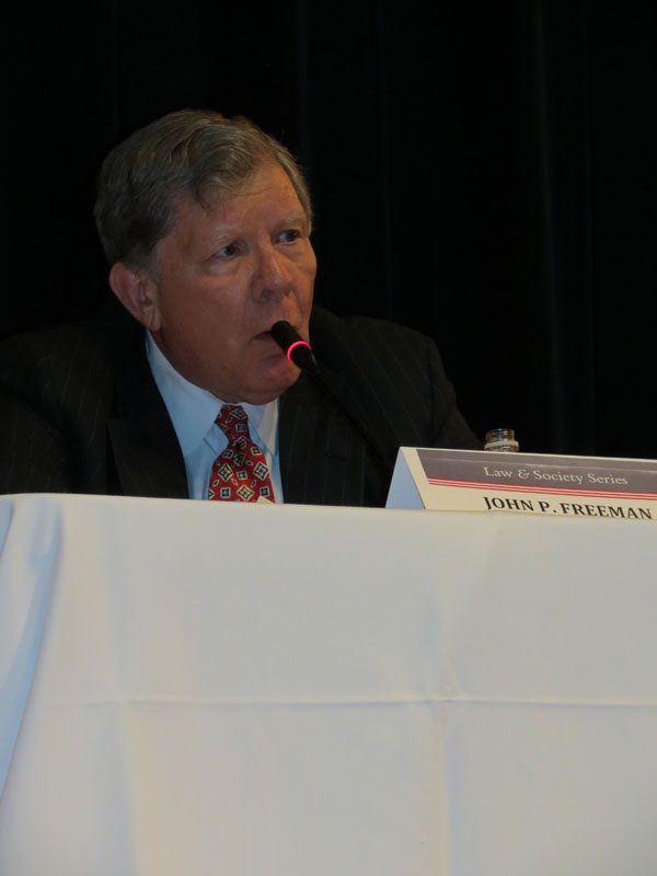 John Freeman, John T. Campbell Professor Emeritus of Business and Professional Ethics, Distinguished Professor Emeritus of Law, University of South Carolina School of Law