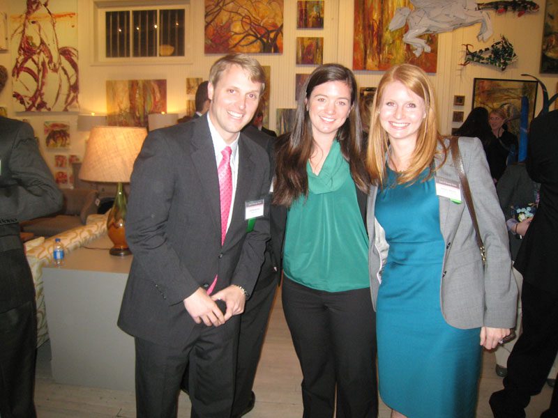 Charleston Law Review (CLR) members: (l-r) Justin Hoyle, Patricia Congdon and Ansley Willis