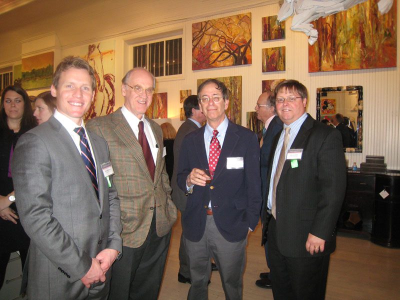 (l-r) CLR member, Joseph Greenhill; Professor Robert Black, Professor Billy Want and CLR member Wes Allison