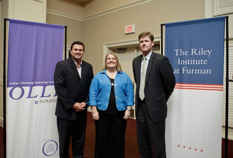 (l-r) Mark Quinn, Lynn Bailey and Kirby Mitchell