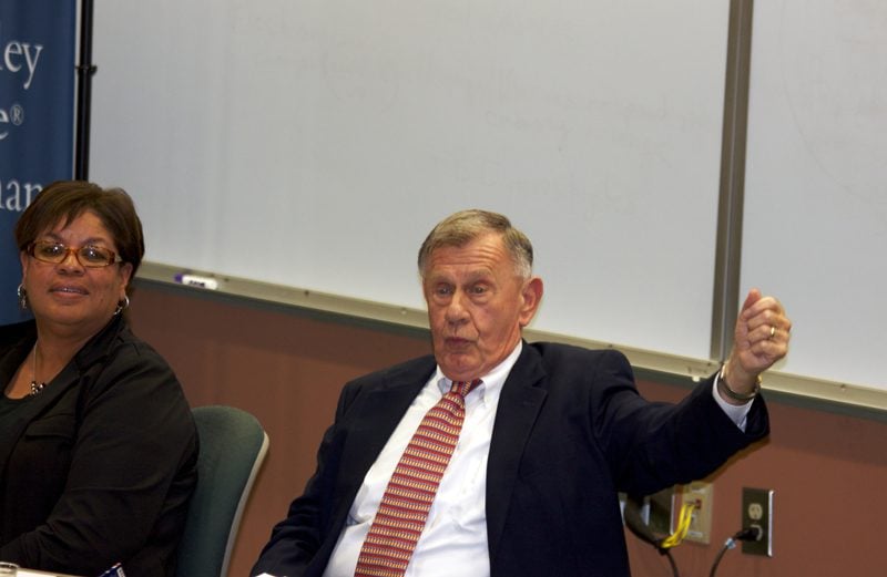 Don Aiesi making a point