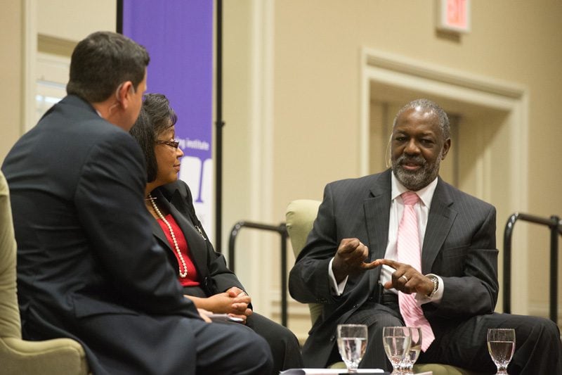 (l-r) Mark Quinn, Lisa Waddell and Roland Gardner