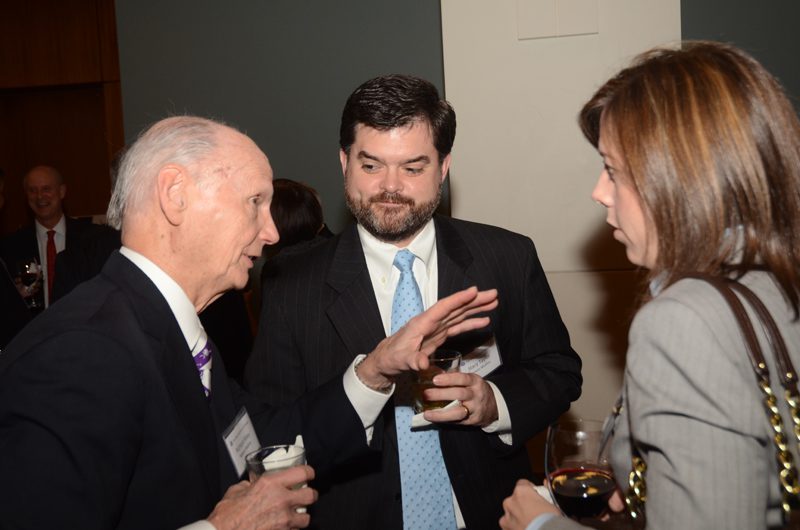 Secretary Riley with Stacy Taylor (Nelson Mullins Riley & Scarborough) and Mrs. Taylor