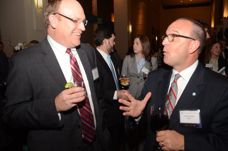 Ted Creech (right), AT&T