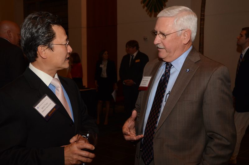 (l-r) Minh Tran, Piedmont Natural Gas, and Mike Forrestor, South Carolina House of Representatives