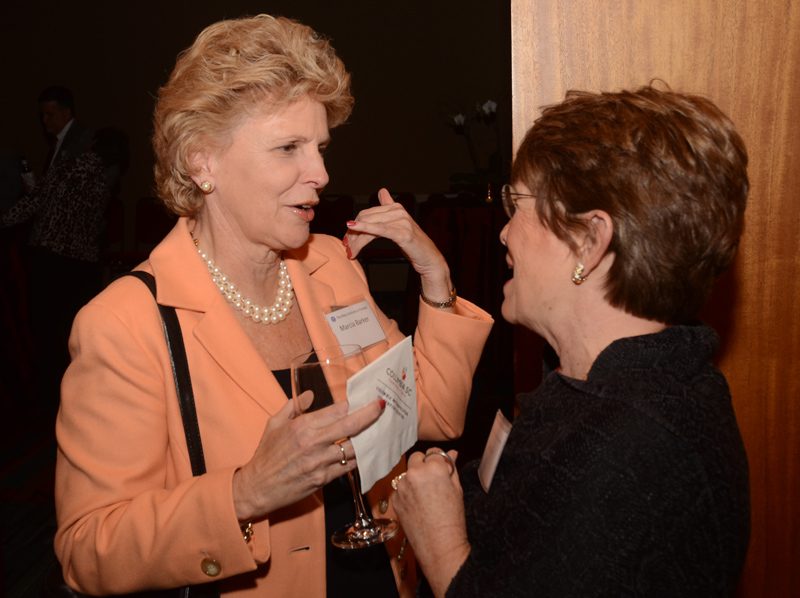 (l-r) Marcia Barker and Susan Shi