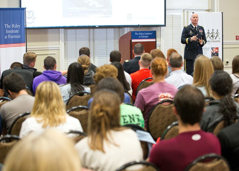 Many community members, Furman students, faculty and staff attended this event
