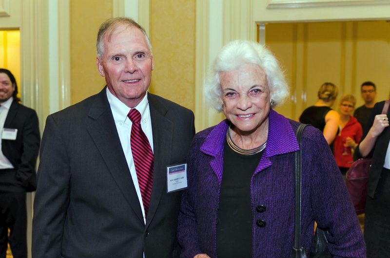 Hon. Robert Carr with Justice O'Connor
