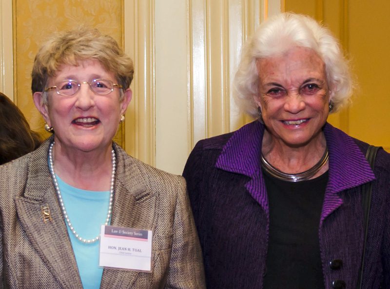 (l-r) Hon Jean Toal and Sandra Day O'Connor