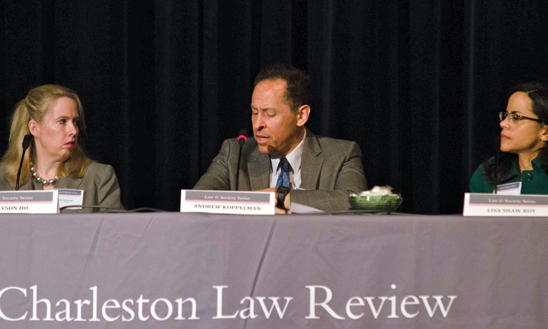 (l-r) Allyson Ho, Andrew Koppelman and Lisa Shaw Roy