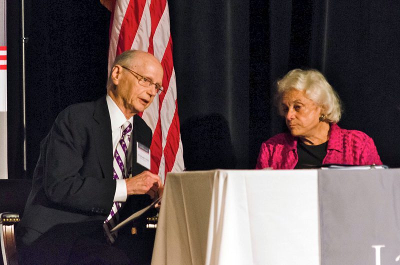 Secretary Riley and Sandra Day O'Connor