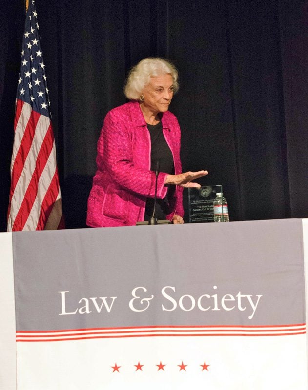 Ronald Reagan nominated O'Connor as a justice of the U.S. Supreme Court and she received unanimous Senate approval. O'Connor made history as the first woman justice to serve on the Supreme Court.