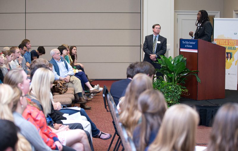 Ambassador Sanders responded to questions with detailed information