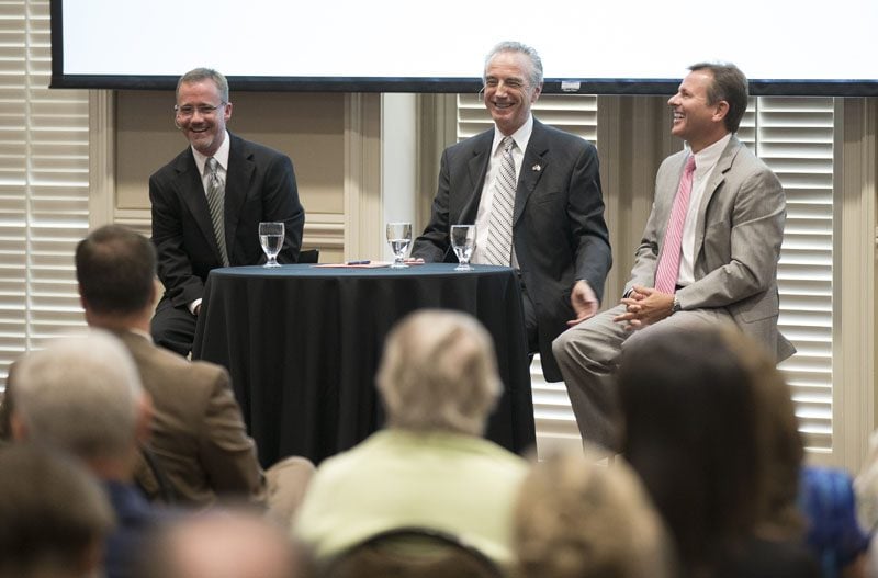 (l-r) Lee Pearson, Jim Deyling and Mark Nantz
