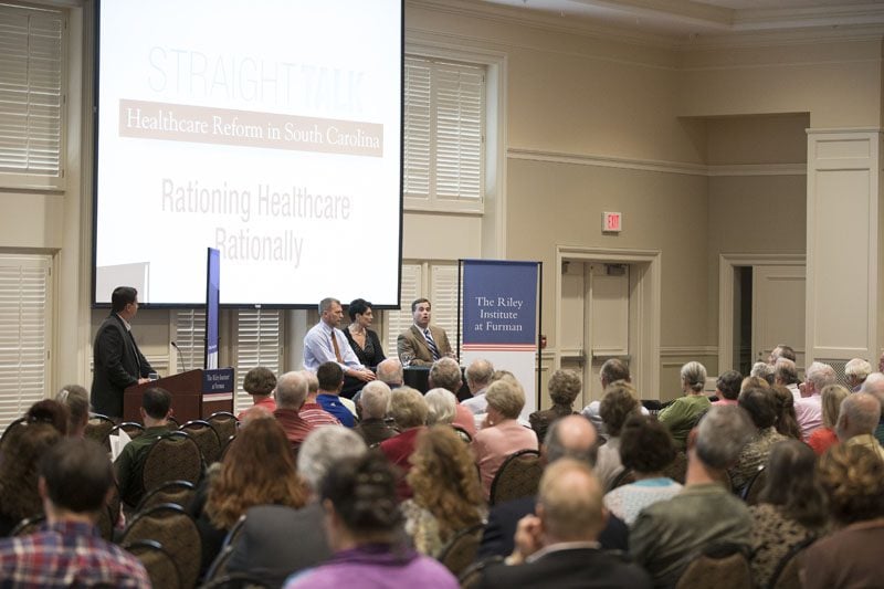 Panelists discussing 