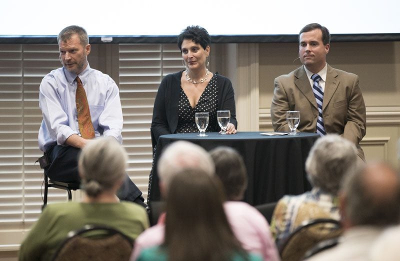 (l-r) Armin Meyer, Carmela Epright and John Ropp