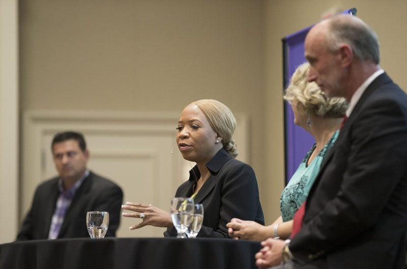Pamela Roshell speaking