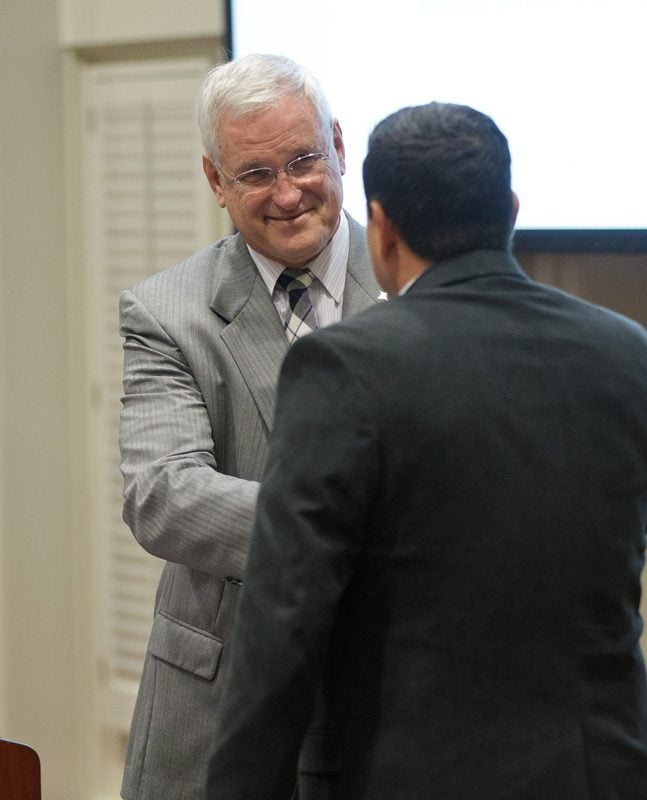 Carl Kohrt and Mark Quinn, Director of Public and Member Relations, Electric Cooperatives of South Carolina and former Host of SCETV's Big Picture