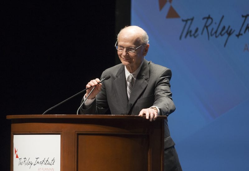 Secretary Riley offering his remarks