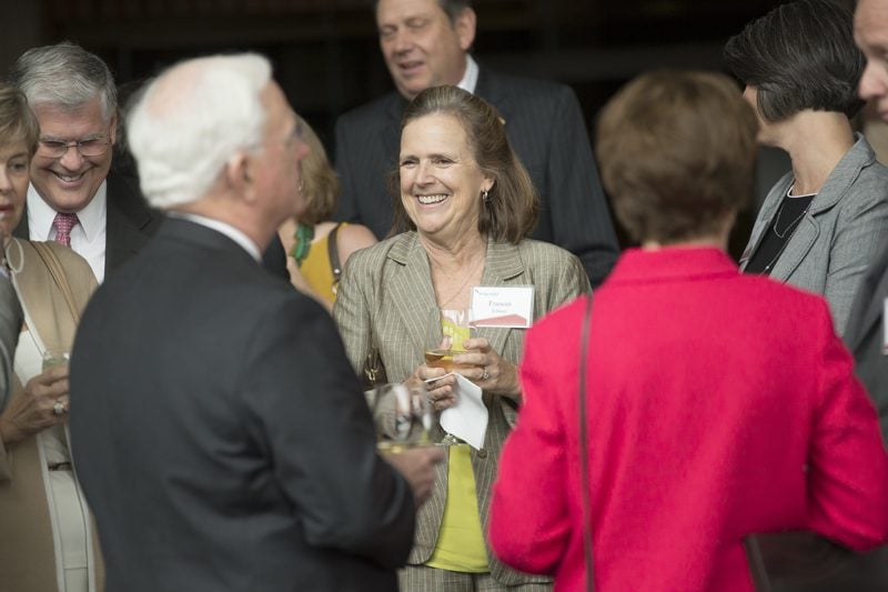 Frances Ellison, center