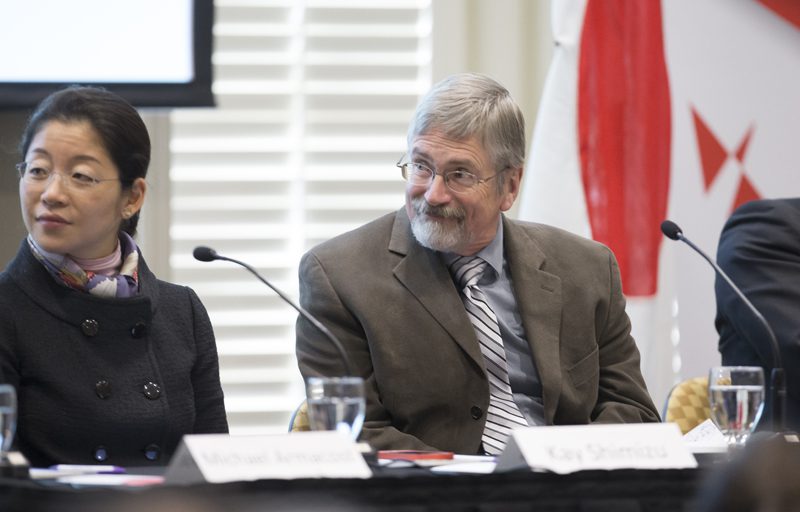 Kay Shimizu and Edward Lincoln