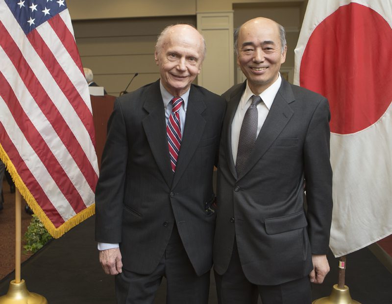 Ambassador Kenichiro Sasae and Secretary Riley