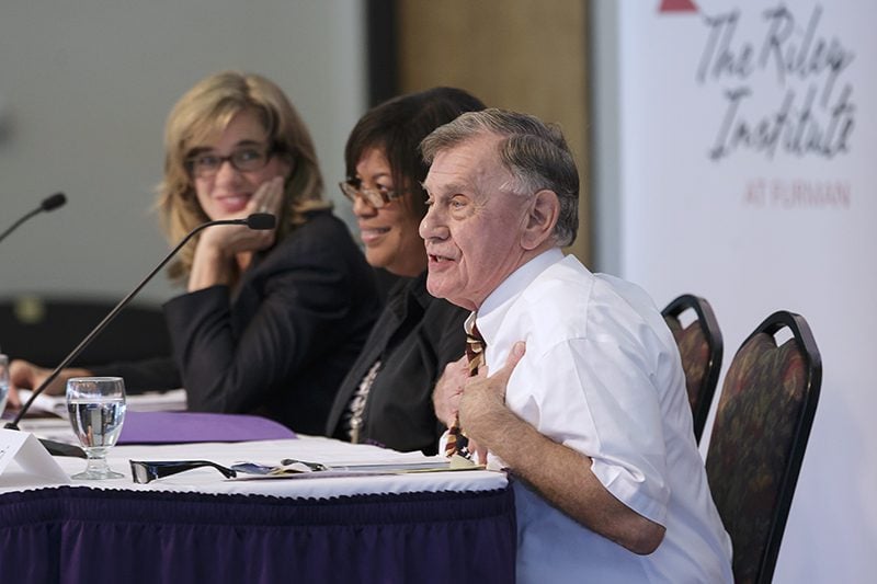 Dr. Aiesi answering a student question