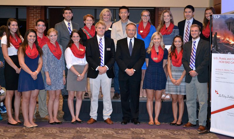 Riley Institute student Advance Team with Andrew Michta