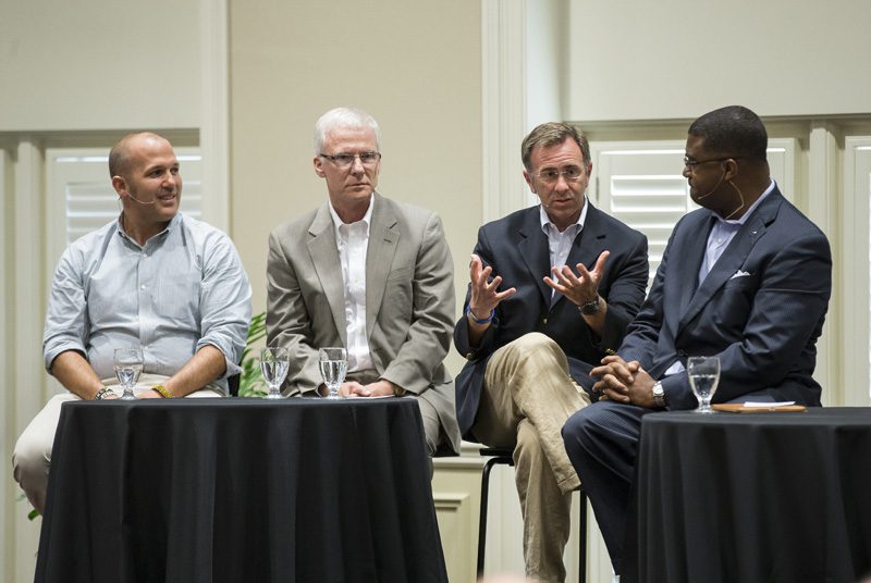 (l-r) Curt McPhail, David Wood, Phil Feisal and Russell Booker