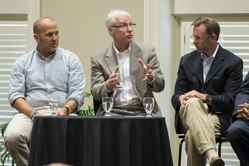 (l-r) Curt McPhail, David Wood and Phil Feisal