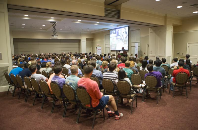 There was a full house for Jennifer Turner's informative address