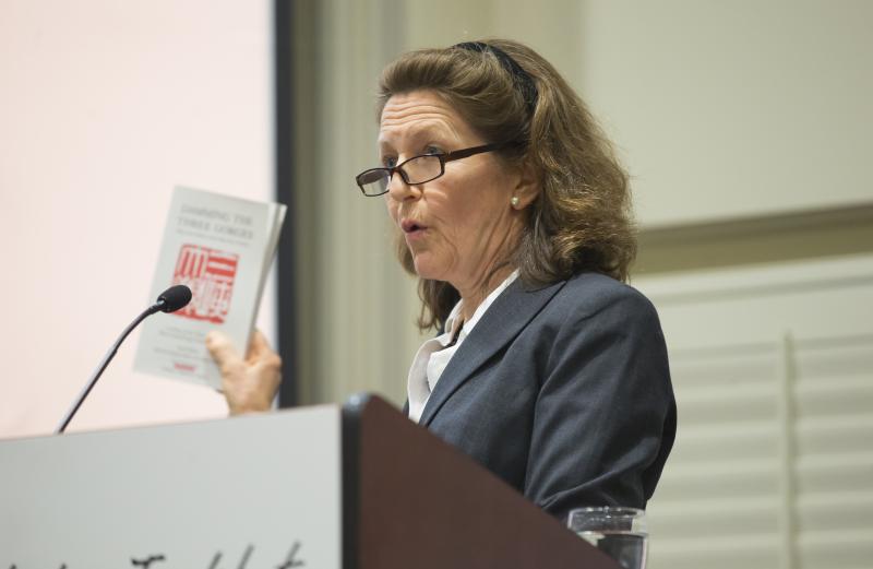 Patricia Adams speaking about 