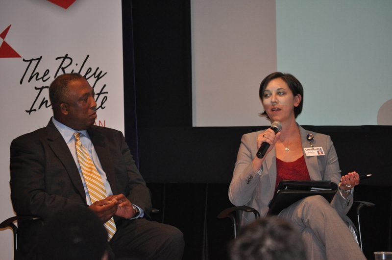 (l-r) Ray Lattimore and Melanie Gearheart