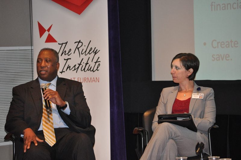 (l-r) Ray Lattimore and Melanie Gearheart