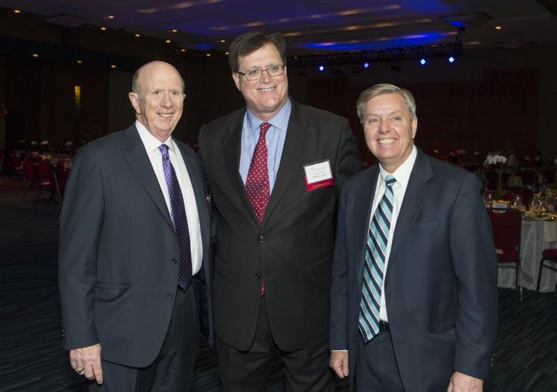 Ambassador David Wilkins, Speaker Jay Lucas, & SC Senator Lindsey Graham