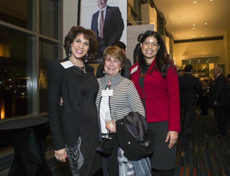 (l-r) Katherine Davis, Susan Shi and Lauren Greene