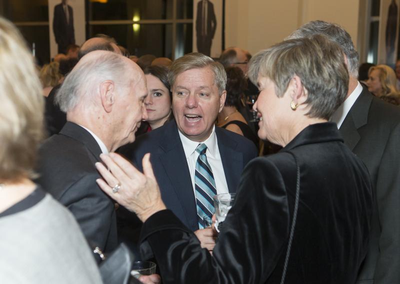 Secretary Riley, Lindsey Graham and Minor Mickel Shaw
