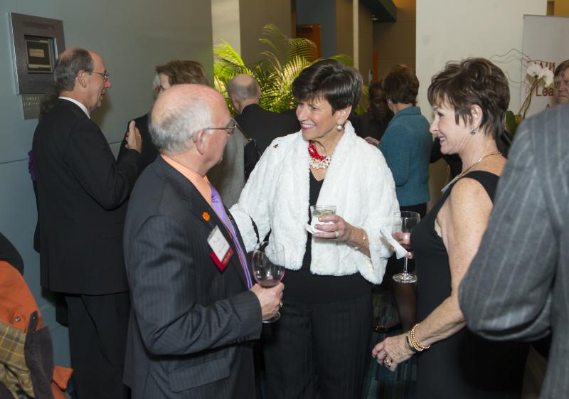 Senator Paul Campbell, 2014 Wilkins Award winner, with Paula Harper Bethea