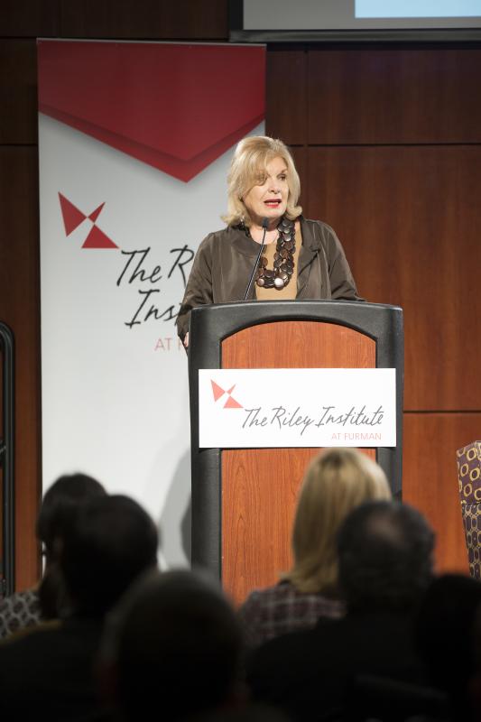 Patricia Harrison of Corporation for Public Broadcasting offering her remarks