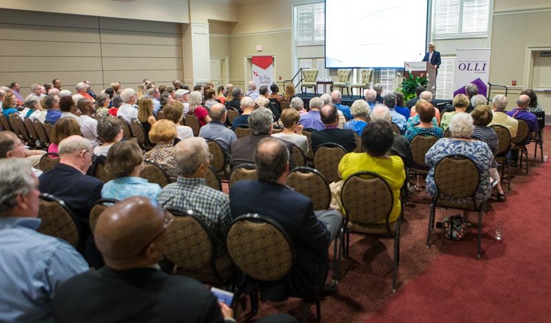 A large crowd was in attendance for Session III