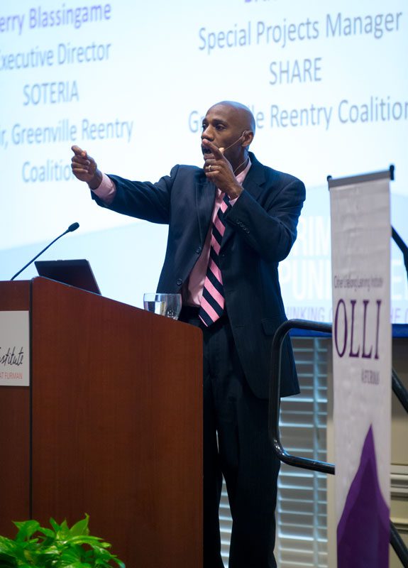 Jerry Blassingame, CEO of Soteria Community Development Corp. and chair of the Greenville Reentry Coalition