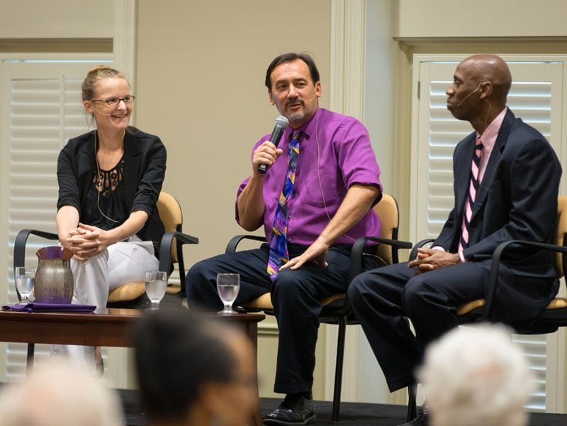 (l-r) Amy Barch, Bruce Forbes and Jerry Blassingame