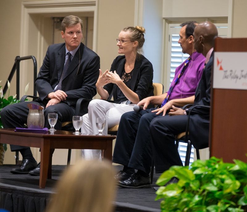 (l-r) Kirby Mitchell, Amy Barch, Bruce Forbes and Jerry Blassingame